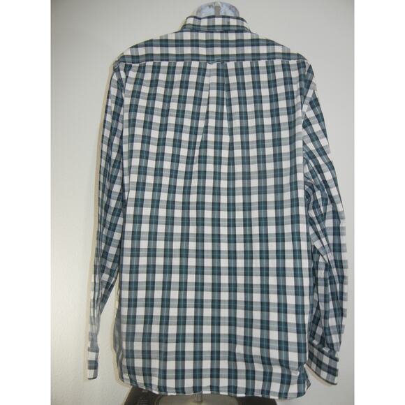 Timberland Shirt Men's XXL 2XL Regular Fit Button Up  Green Long‎ Sleeve Cotton - Picture 7 of 8